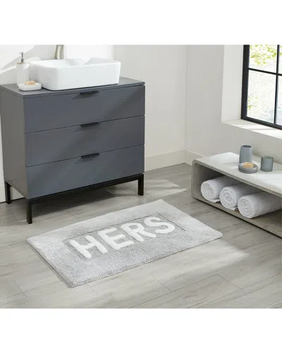 Jean Pierre New York Hers Bath Mat In White