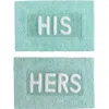 Jean Pierre New York His & Hers Bath Mat Set