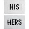 Jean Pierre New York His & Hers 2-piece Bath Mat Set