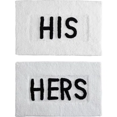 Jean Pierre New York His & Hers 2-piece Bath Mat Set