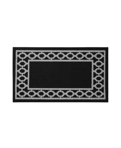 Jean Pierre New York Jean Pierre Christine Trellis Border Tufted Runner Rug, 26" X 45" In Multi