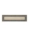 Jean Pierre New York Jean Pierre Christine Trellis Border Tufted Runner Rug, 26" X 96"