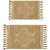 Jean Pierre New York Ricardo Fringe Cotton 2-piece Bath Rug Set