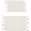 Jean Pierre New York Ricardo 2-piece Bath Mat Set In White
