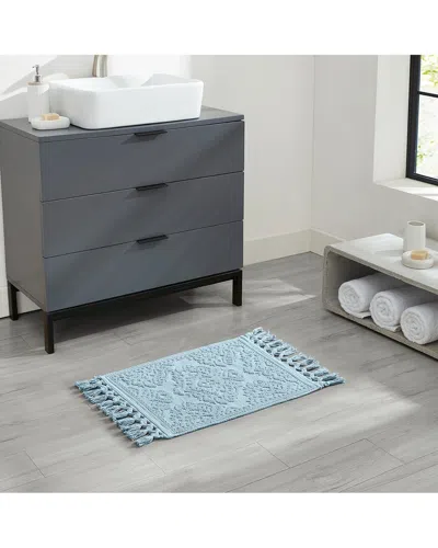 JEAN PIERRE NEW YORK JEAN PIERRE NEW YORK RICARDO COTTON FRINGE BATH RUG SET