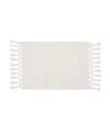 Jean Pierre New York Ricardo Fringe Cotton Bath Rug 17" X 31"