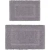 Jean Pierre New York Sophie 2-piece Bath Mat Set In Gray