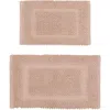 Jean Pierre New York Sophie 2-piece Bath Mat Set In Pink