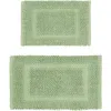 Jean Pierre New York Sophie 2-piece Bath Mat Set In Green