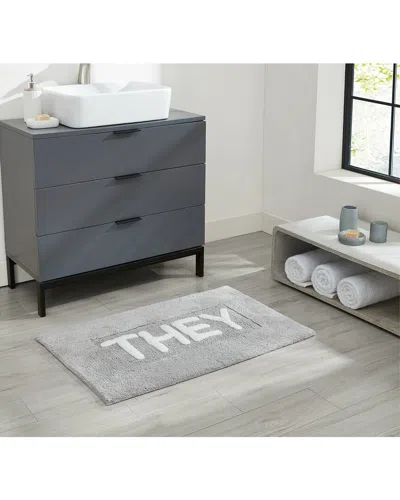 Jean Pierre New York They Bath Mat In Gray