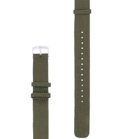 Jean Rousseau Nato Technical Fabric Watch Strap In Green