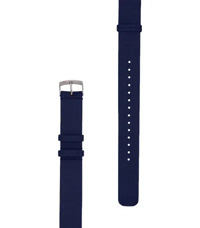 Jean Rousseau Nato Technical Fibre 1.8 Watch Strap (20mm) In Blue