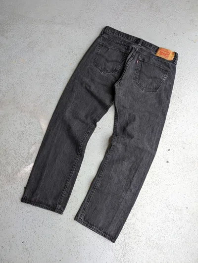 Pre-owned Jean X Levis 3632 Vtg 501 Levis Black Denim Pants Jeans