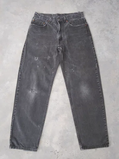 Pre-owned Jean X Levis Vintage Levi's Jeans Grey Distressed Denim 31x29