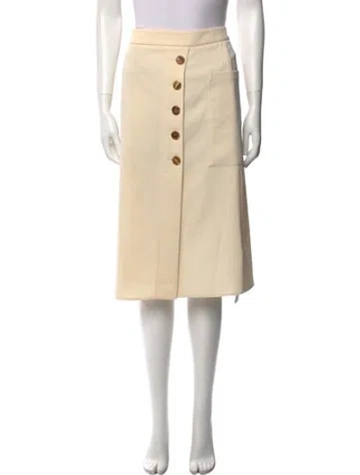 Pre-owned Jeana Sohn Knee-length Skirt In Neutral