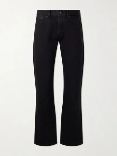 Jeanerica Arrow Straight-leg Cotton Jeans In Black