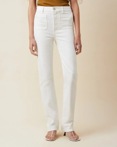 Jeanerica Aw014 Alta In White