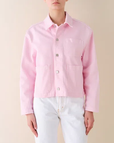 Jeanerica Aya Worker Jacket In Pink