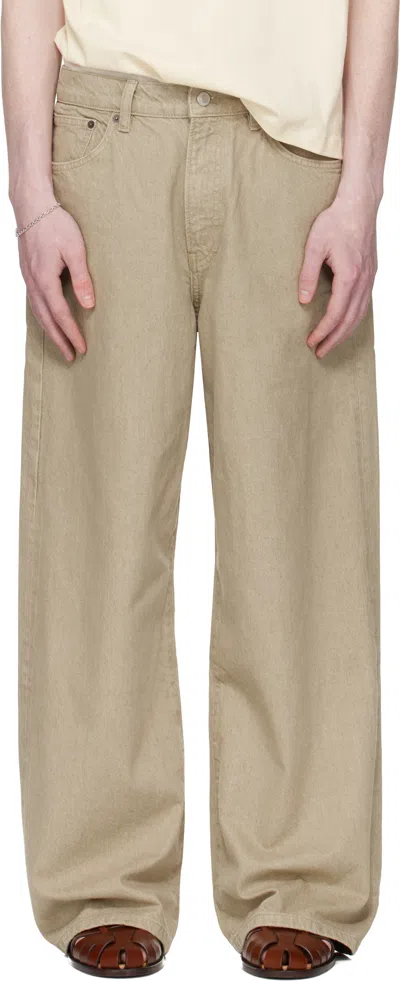 Jeanerica Beige Brera Jeans