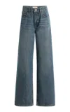 Jeanerica Belem Mid-rise Wide-leg Jeans In Blue