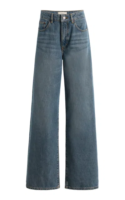 Jeanerica Belem Mid-rise Wide-leg Jeans In Blue