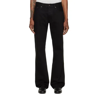 Jeanerica Arrow Straight-leg Cotton Jeans In Black
