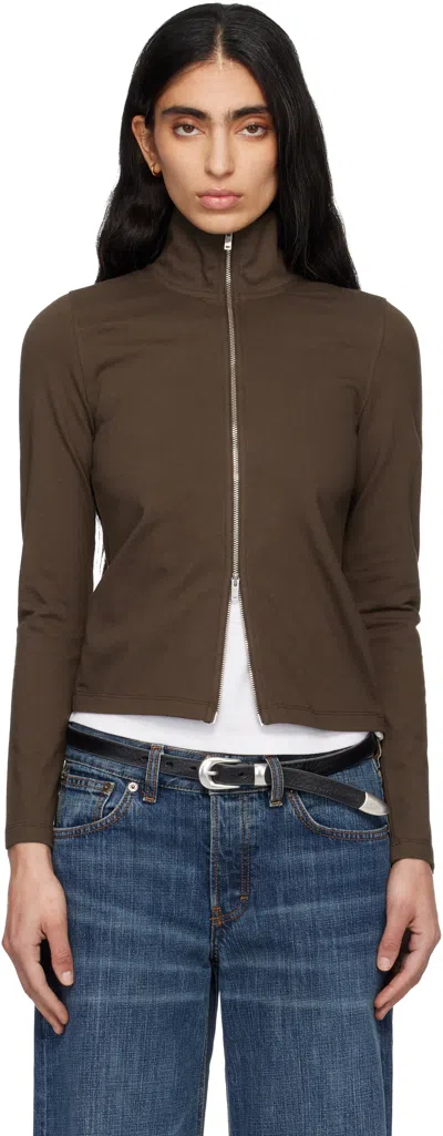 Jeanerica Brown Olive Track Jacket