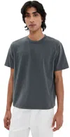 Jeanerica Delon Boxy Tee Washed Black In Washed Black