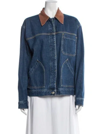 Pre-owned Jeanerica Denim Jacket In Blue
