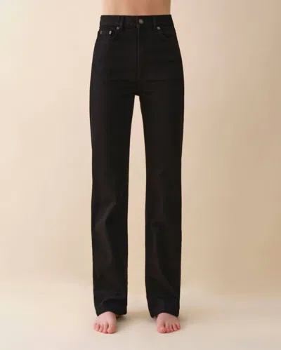 Jeanerica Eiffel Jeans In Rinse Stay Black