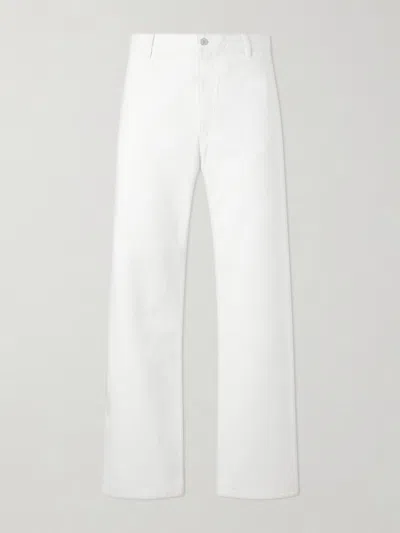 Jeanerica Genua Straight-leg Cotton-blend Jeans In White