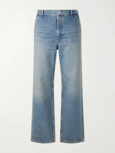 Jeanerica Genua Straight-leg Mid-rise Cotton Jeans In Blue