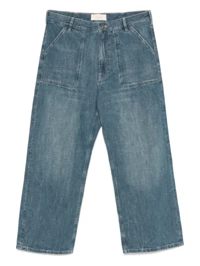 Jeanerica Genua Worker Chino Jeans In Blue