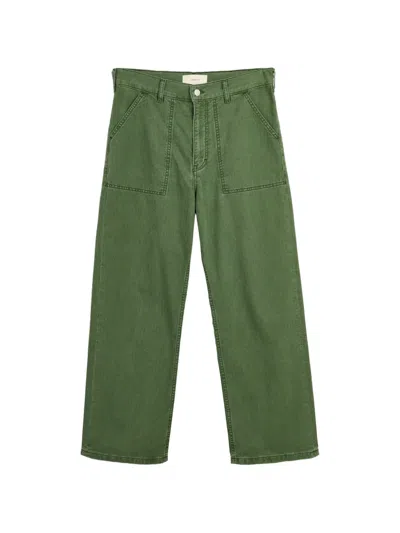 Jeanerica Genua Worker Trousers In Green