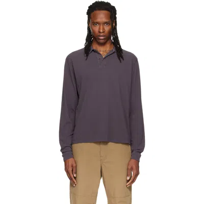 Jeanerica Gray Rory Polo In Grey Lilac