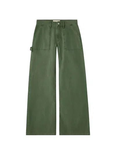 Jeanerica Guell Flared Trousers In 그린