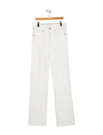 Pre-owned Jeanerica High-rise Straight Leg Jeans In Blue