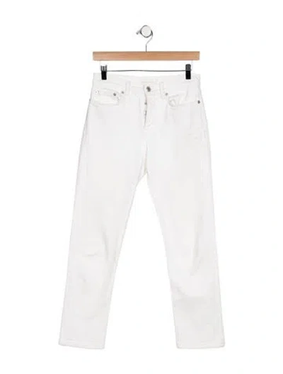 Pre-owned Jeanerica High-rise Straight Leg Jeans In Blue