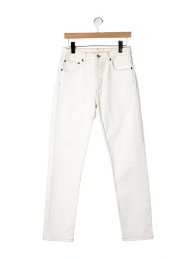 Pre-owned Jeanerica High-rise Straight Leg Jeans In Neutrals