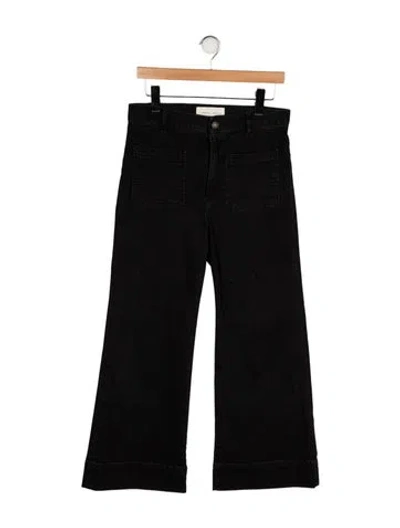 Pre-owned Jeanerica High-rise Wide Leg Jeans In Black