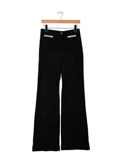 Pre-owned Jeanerica High-rise Wide Leg Jeans In Black