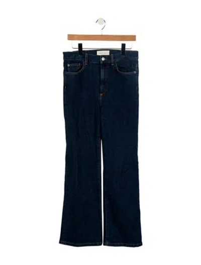 Pre-owned Jeanerica High-rise Wide Leg Jeans In Blue