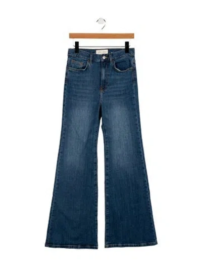 Pre-owned Jeanerica High-rise Wide Leg Jeans In Blue