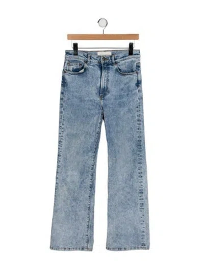 Pre-owned Jeanerica High-rise Wide Leg Jeans In Blue
