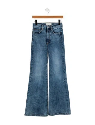 Pre-owned Jeanerica High-rise Wide Leg Jeans In Blue