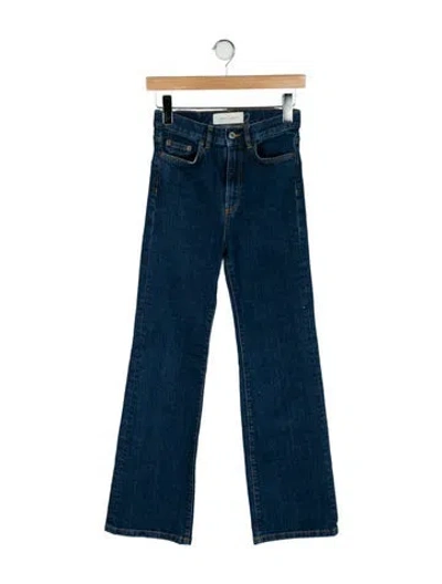 Pre-owned Jeanerica High-rise Wide Leg Jeans In Blue