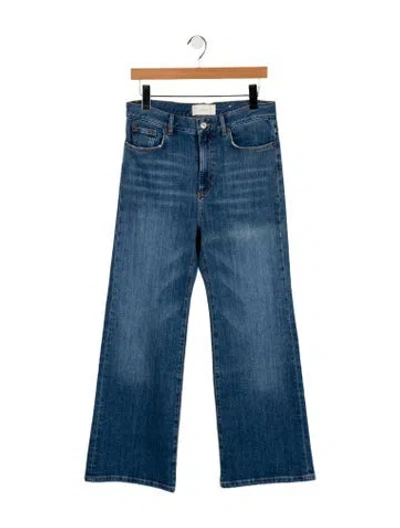Pre-owned Jeanerica High-rise Wide Leg Jeans In Blue