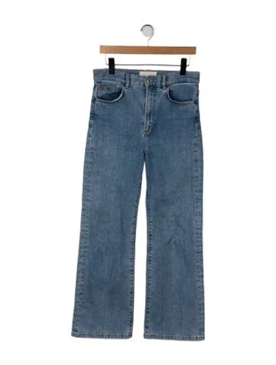 Pre-owned Jeanerica High-rise Wide Leg Jeans In Blue