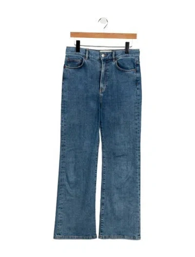 Pre-owned Jeanerica High-rise Wide Leg Jeans In Blue