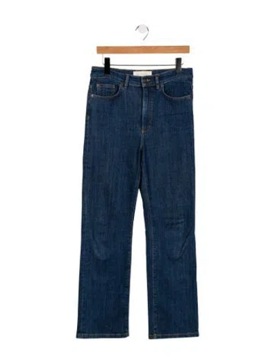 Pre-owned Jeanerica High-rise Wide Leg Jeans In Blue